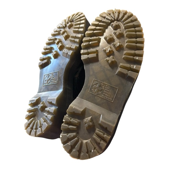 Dr. Martens 1461 Quad TC Distressed Patent Leather platform shoe Ladies 9 Men 8 - Picture 8 of 9